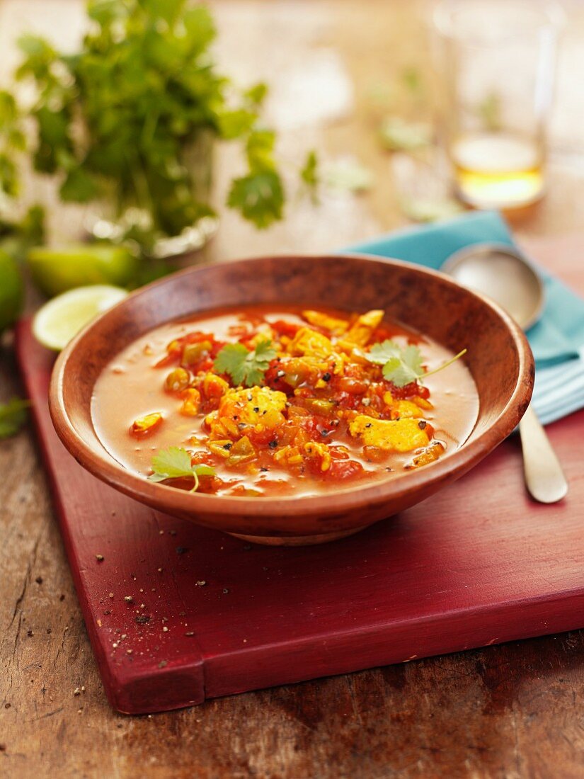 Jambalaya (Cajun rice stew with chicken)