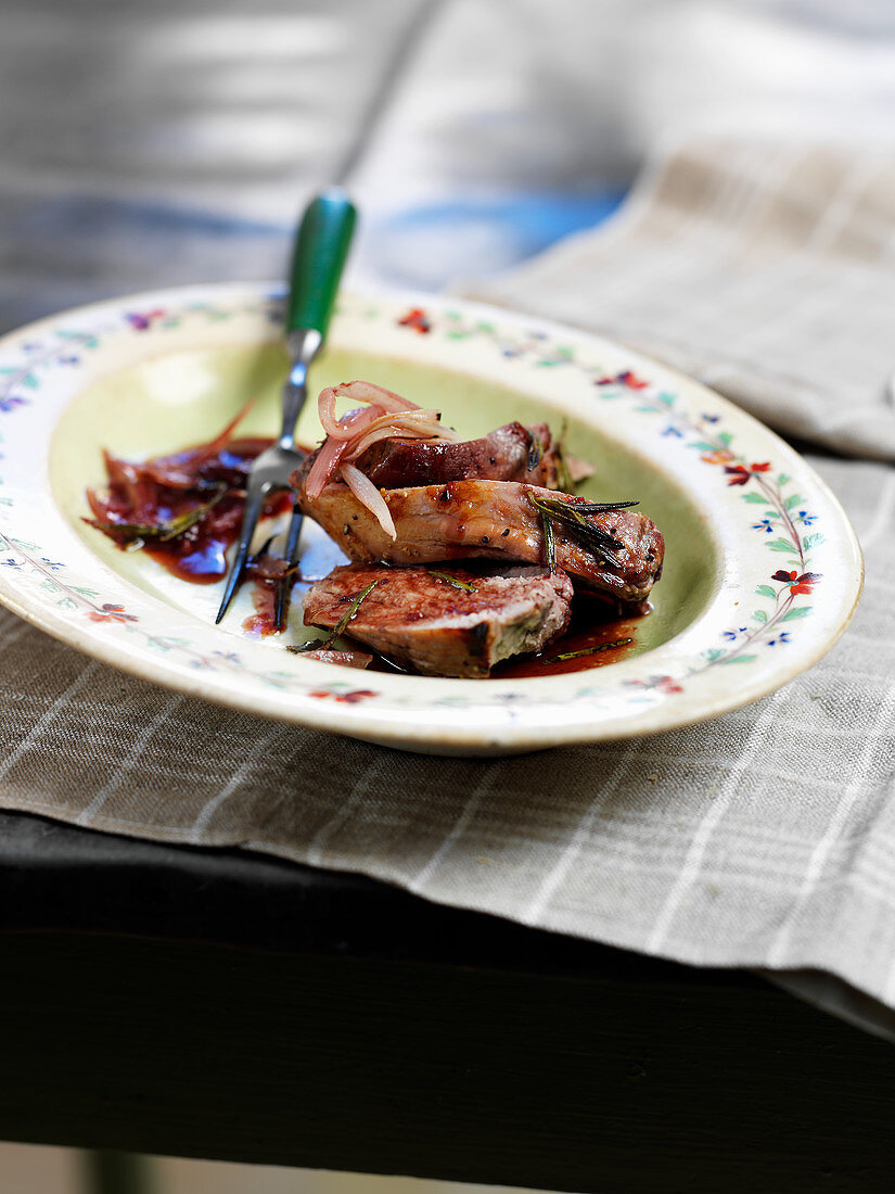 Schweinefilet mit Sherry-Sauce