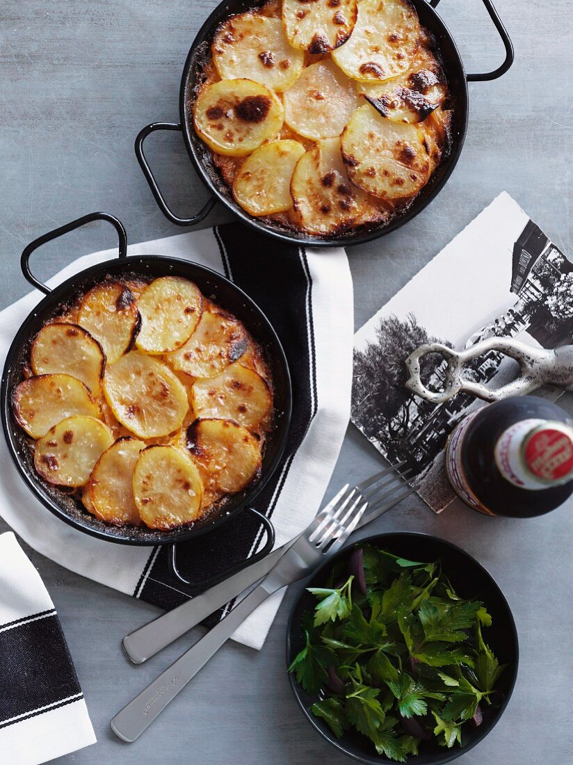 Cod and potato casserole