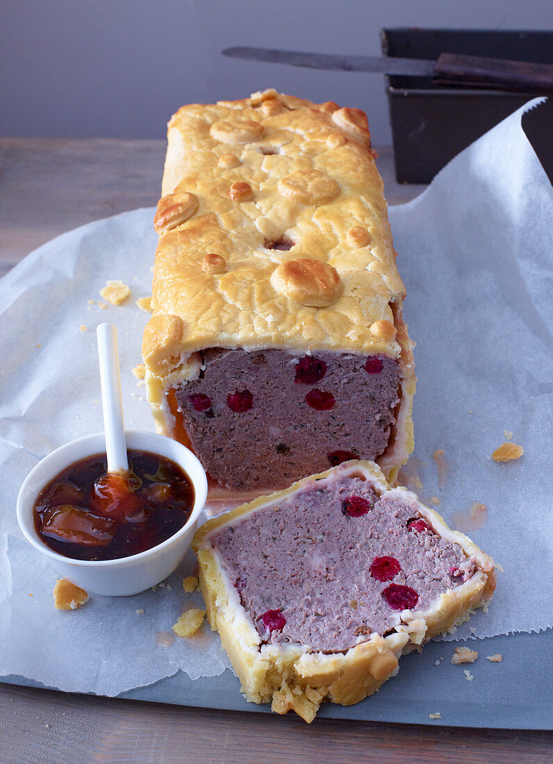 Hirsch-Cranberry-Pastete