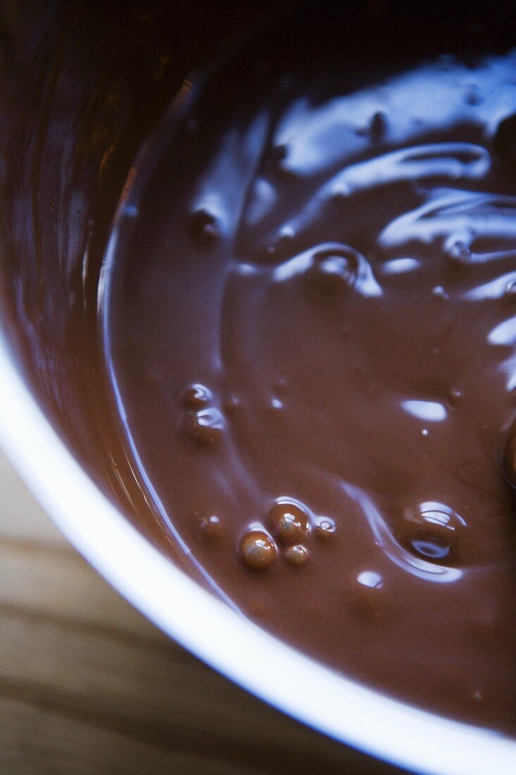 Melted chocolate