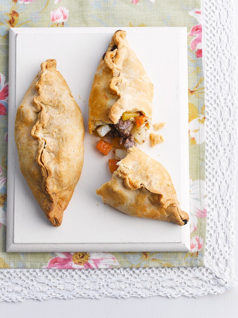 A Cornish pasty