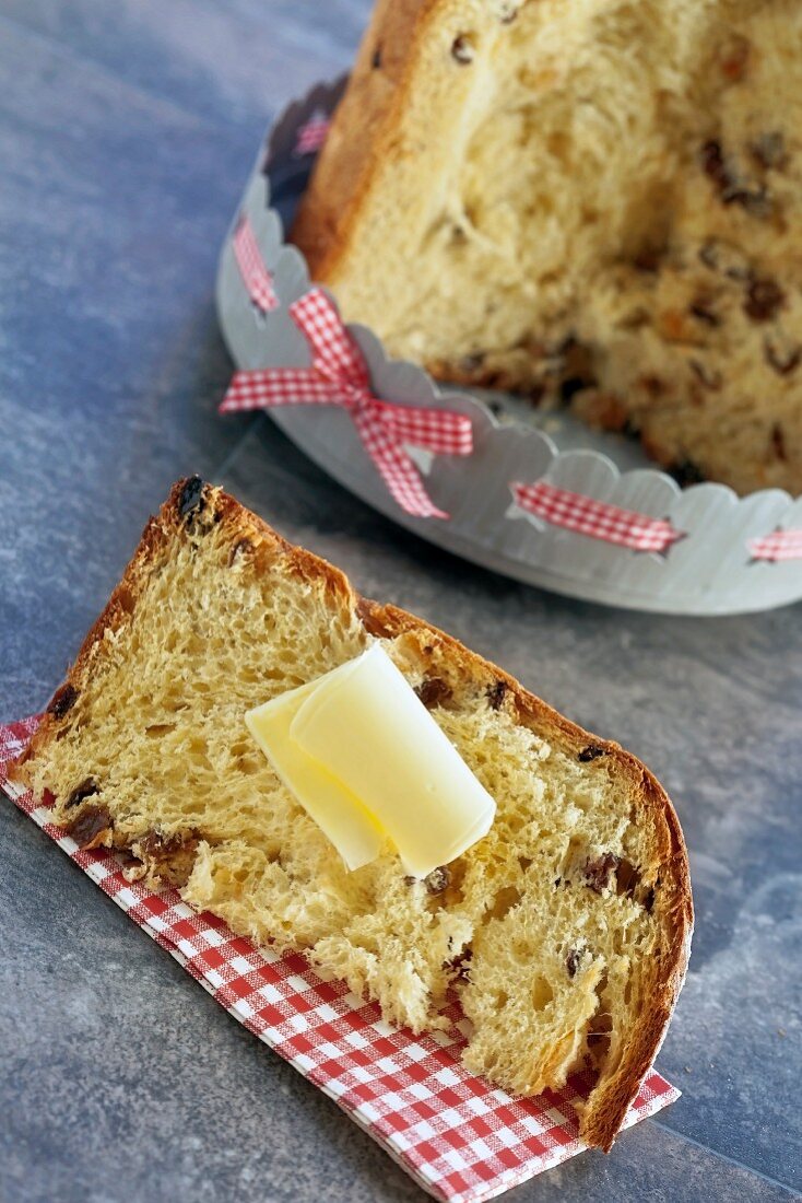 Panettone (Christmas cake, Lombardy, Italy)