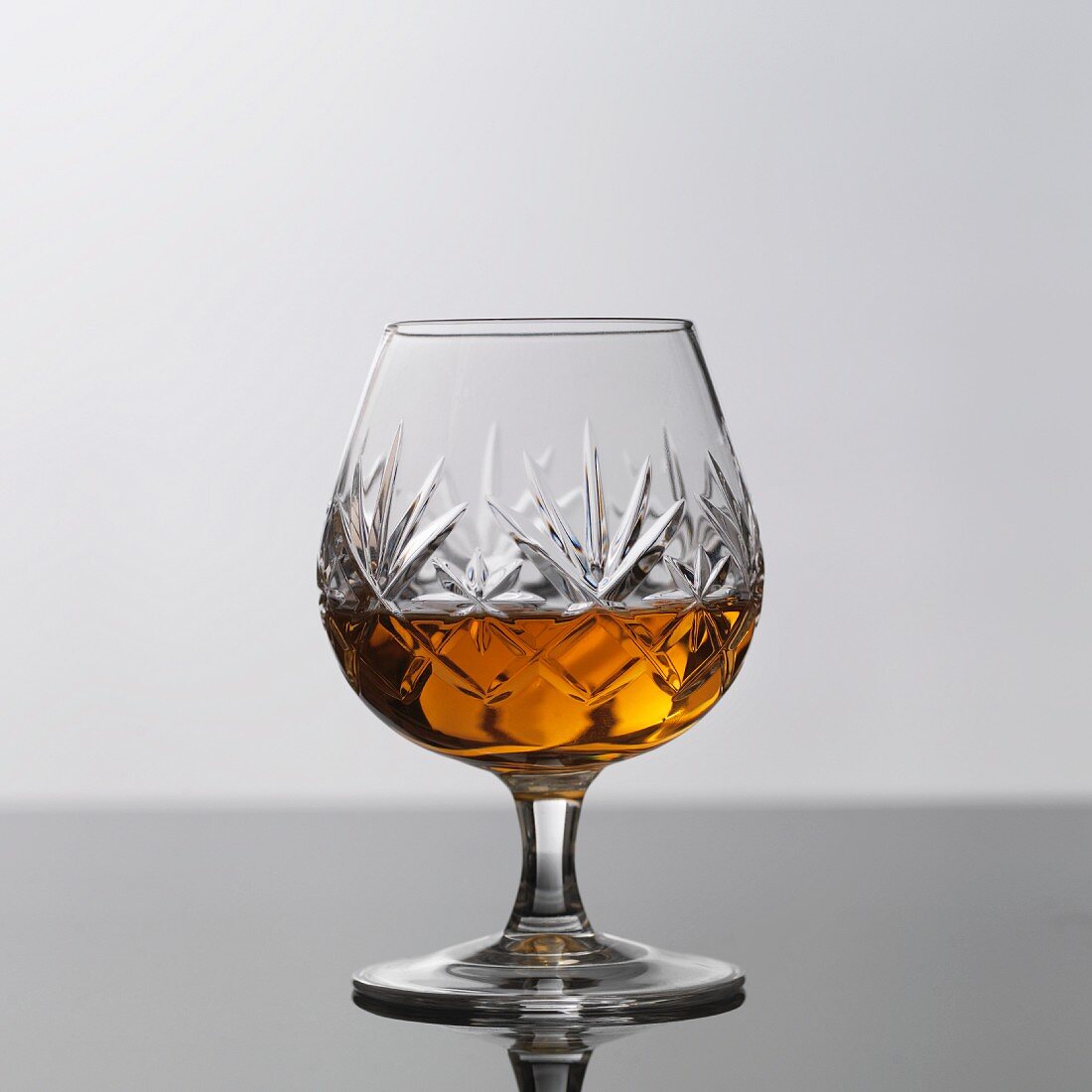 Brandy in a crystal glass