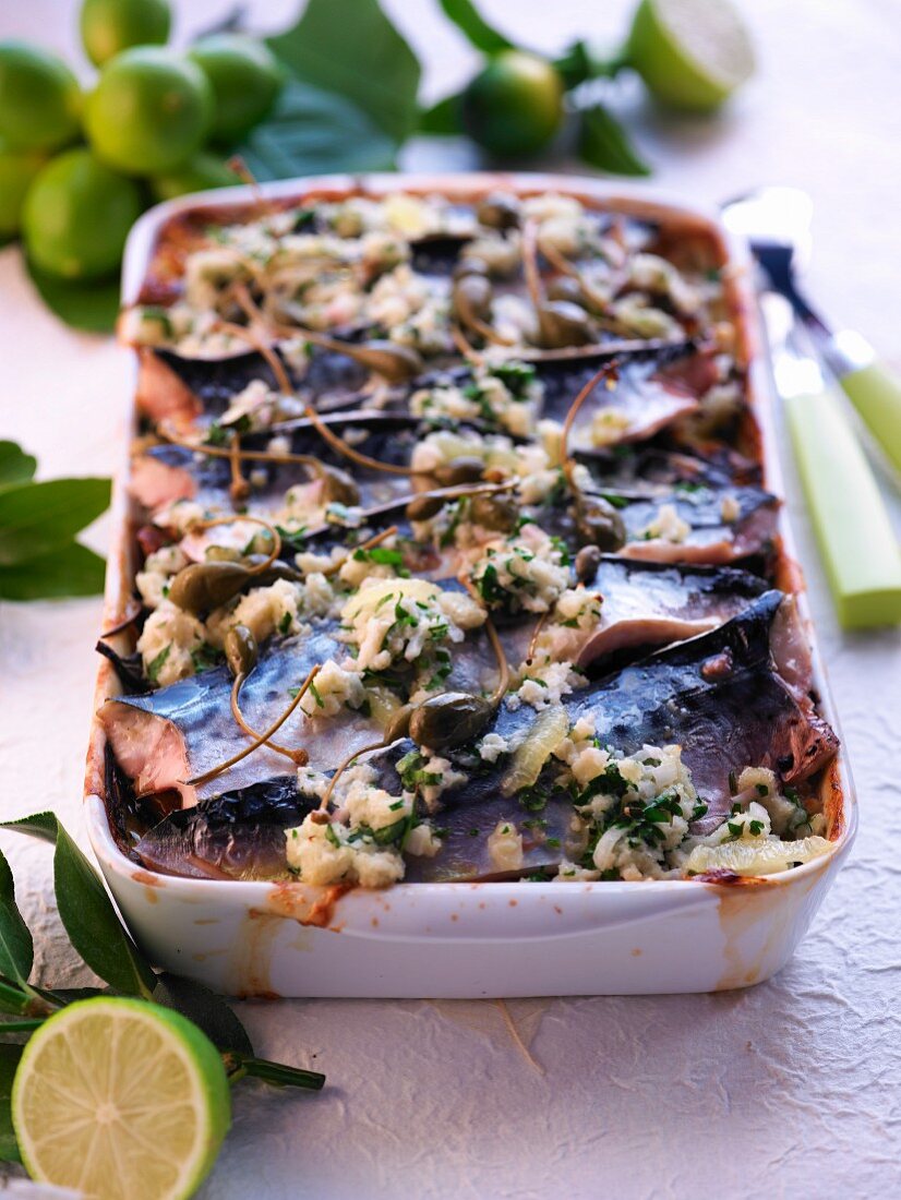 Mackerel bake