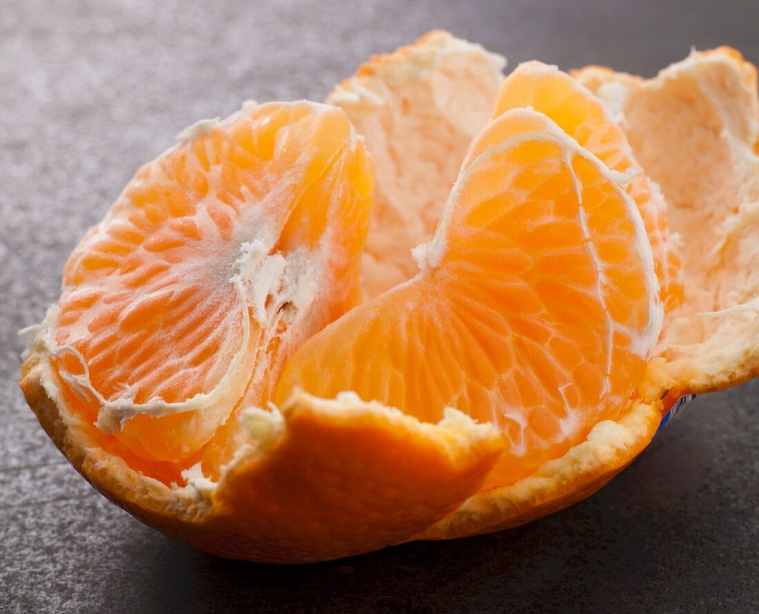 Tangerine Split Open