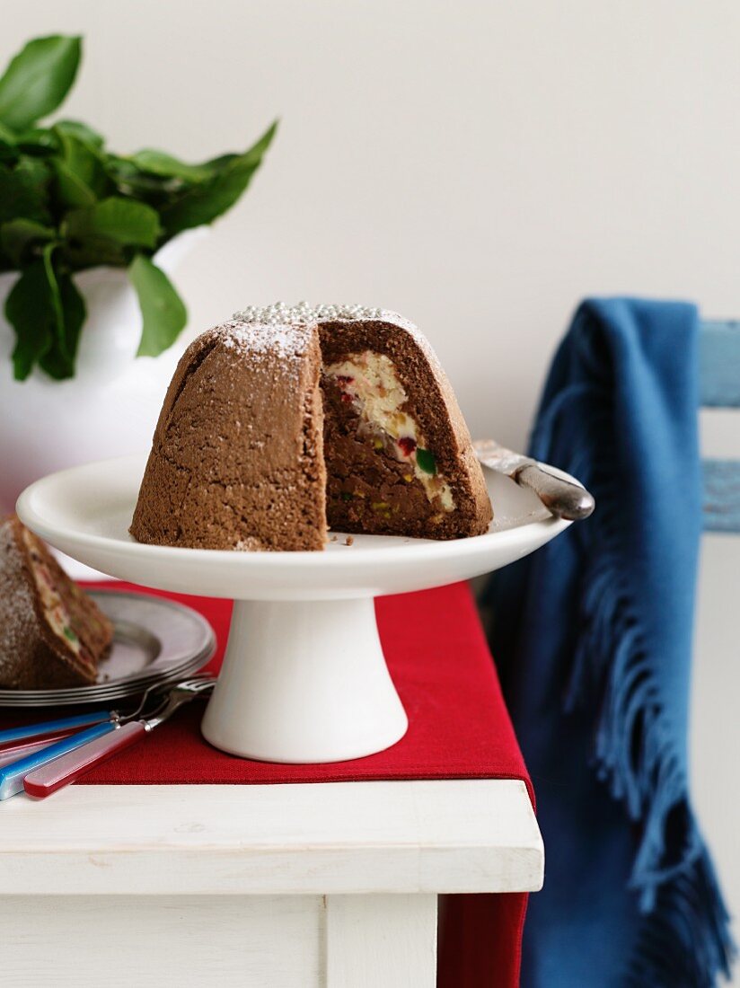 Zuccotto (Italian dome cake)