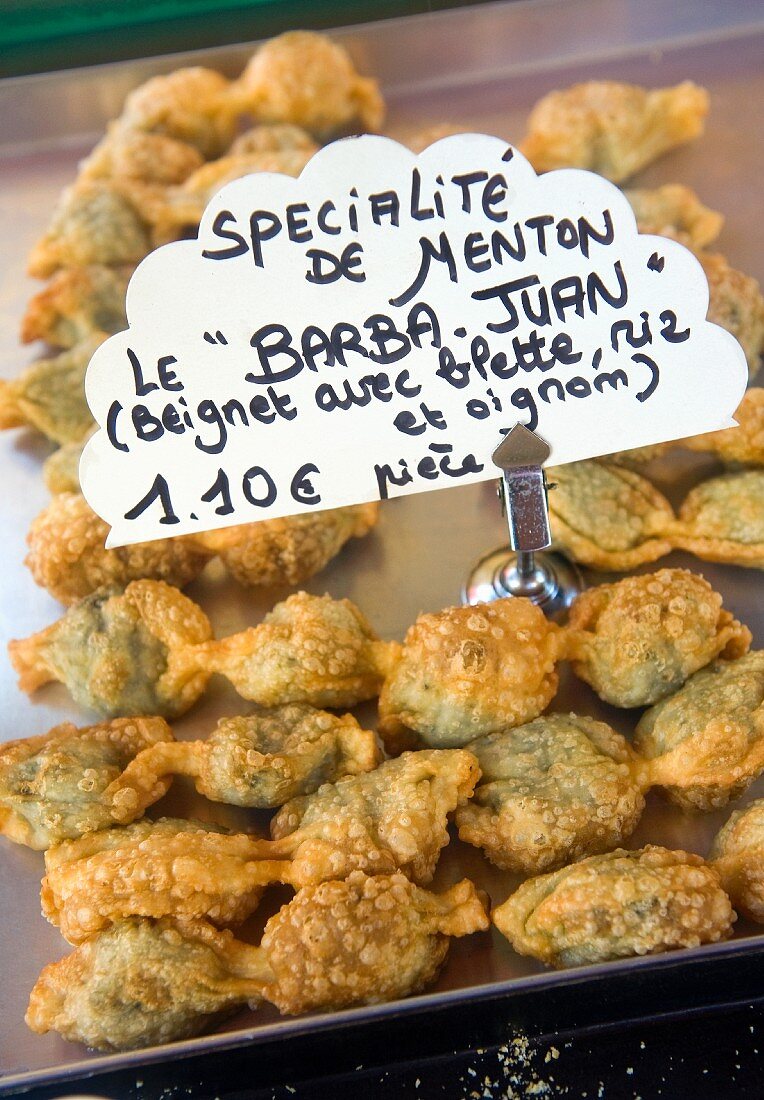 Barbajuan (spicy filled beignets, France)