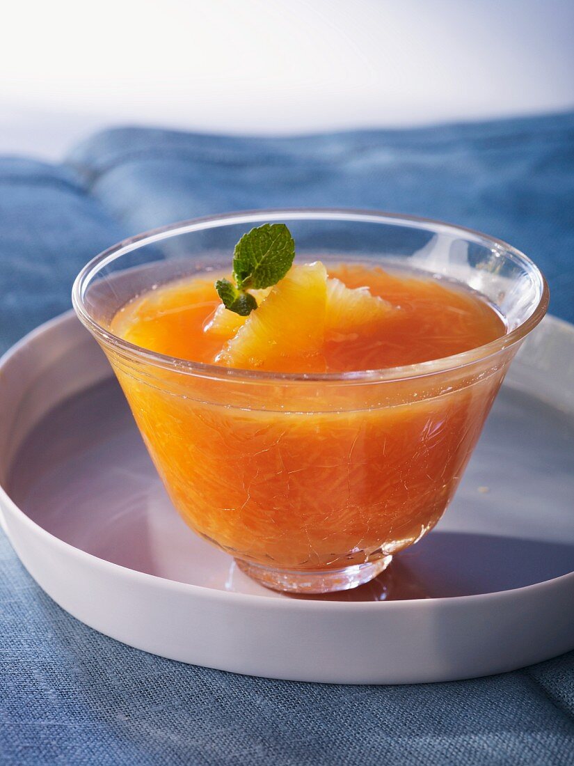 Orange and carrot compote