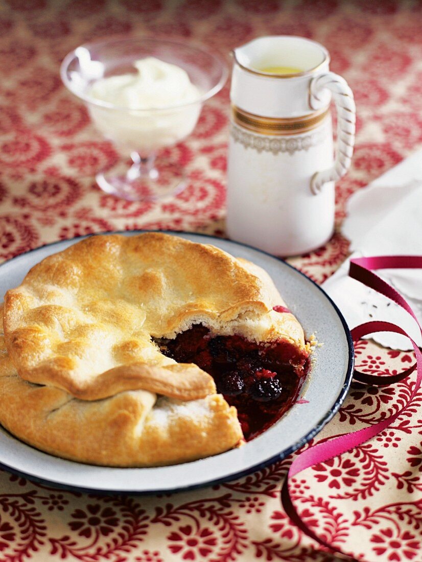 Blackberry pie