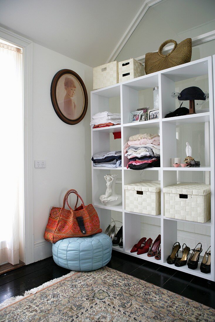 Beanbag in a feminine dressing room