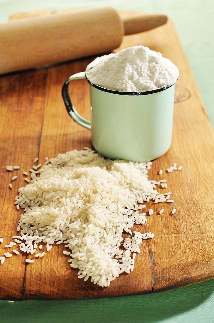 Reis und Reismehl