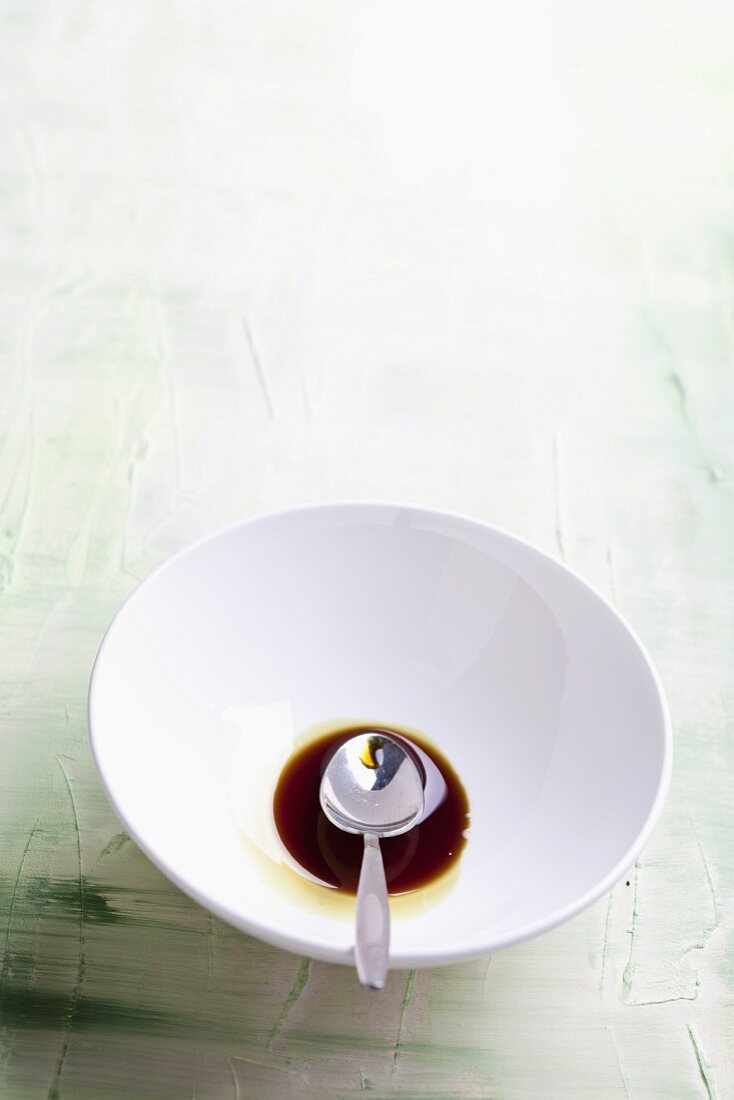Balsamic vinegar in a bowl