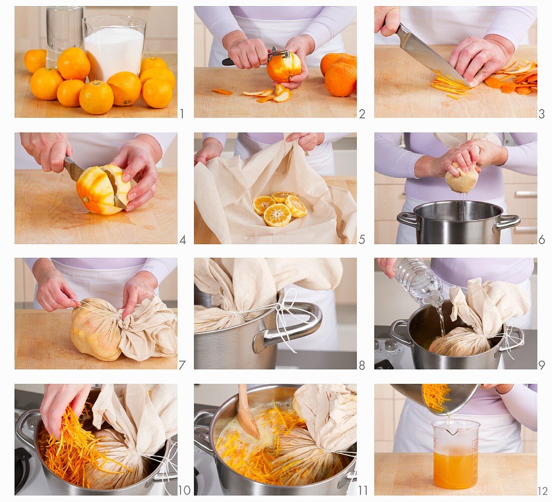 Marmalade being made