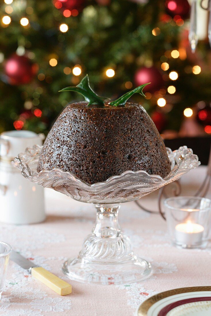 Traditioneller Christmas-Pudding