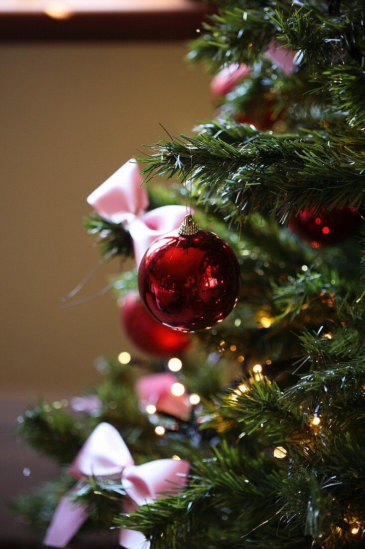 Decorated Christmas tree