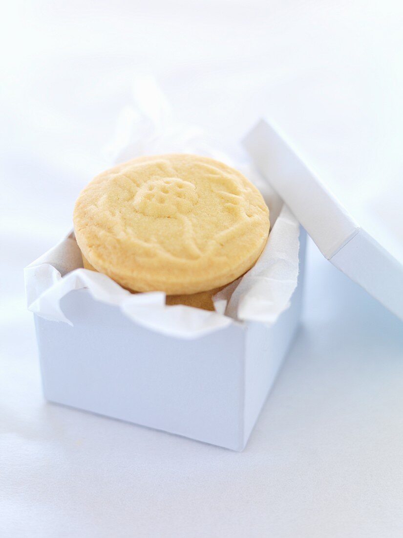 Shortbread biscuits as a gift