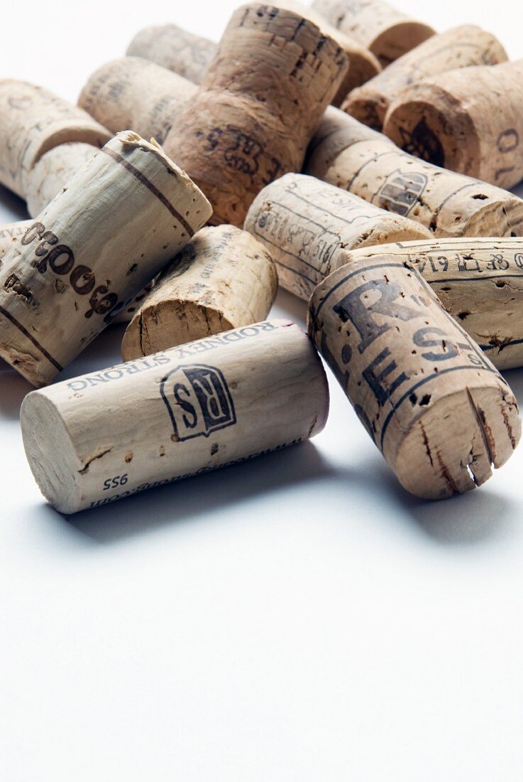 Various wine corks