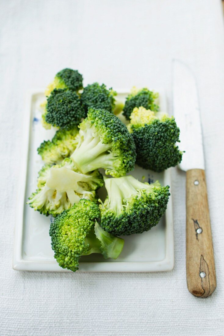 Mehrere Broccoliröschen
