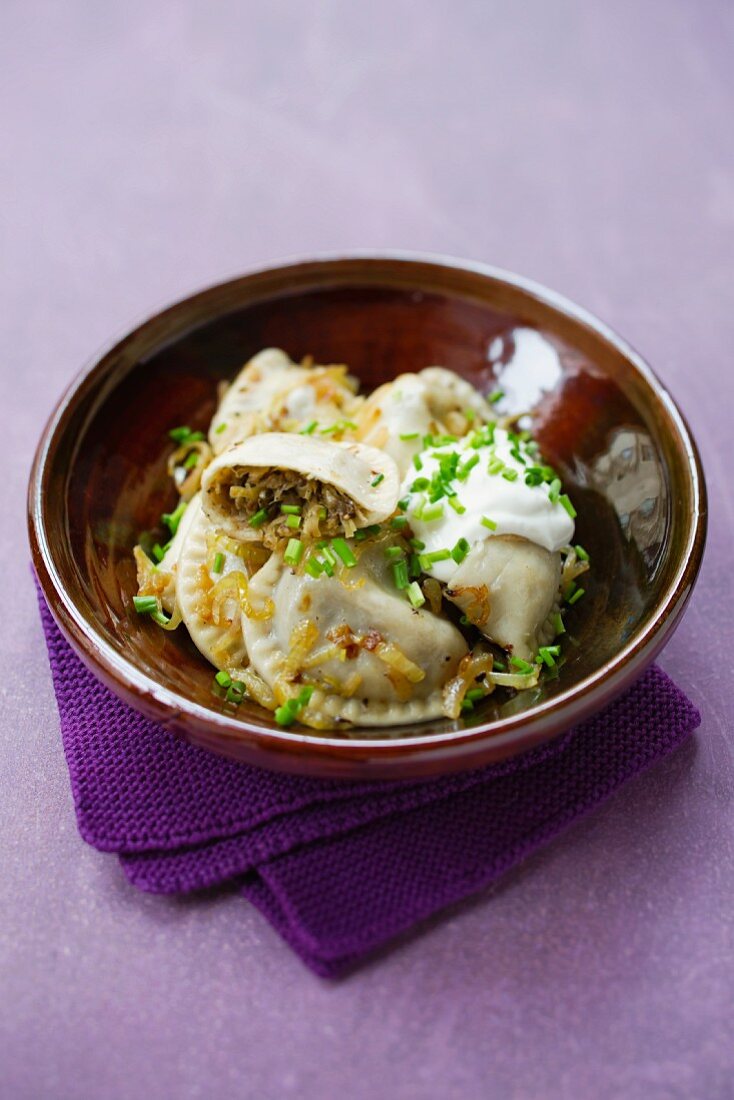 Cabbage pierogi