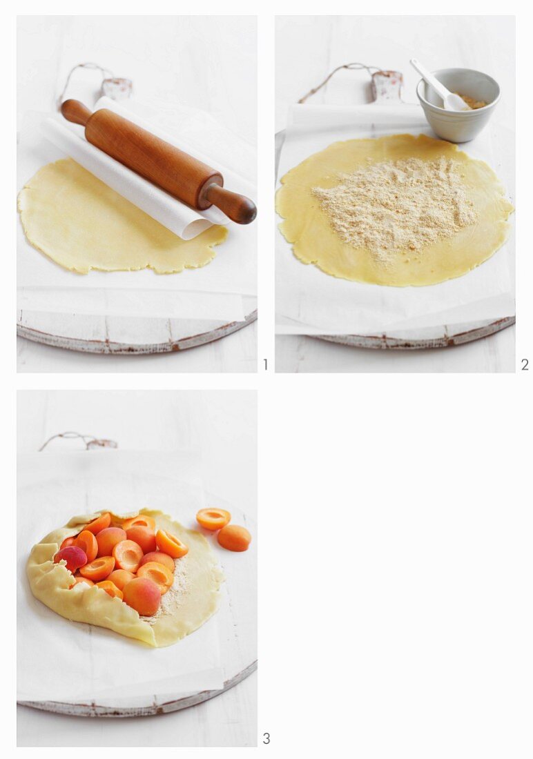 Aprikosen-Crostata zubereiten