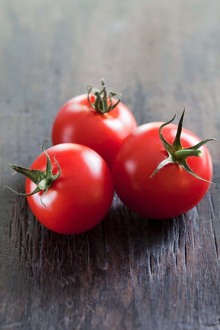 Three tomatoes