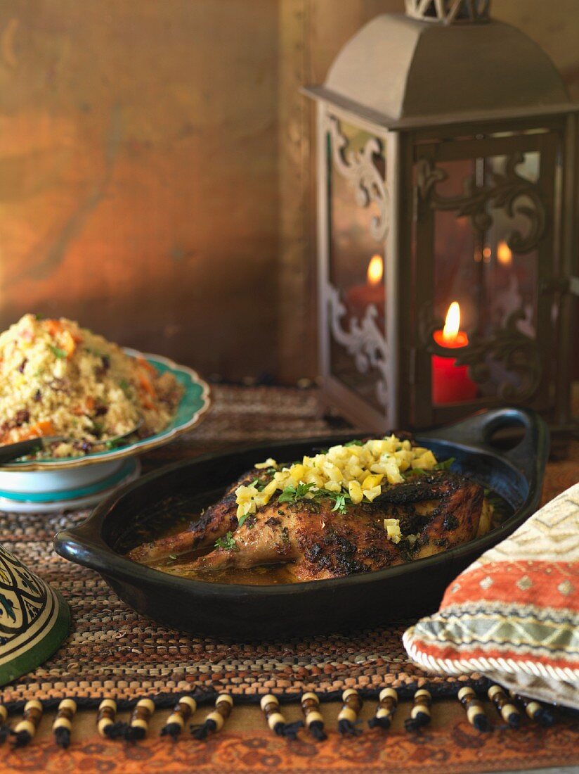 Fried chicken from Morocco