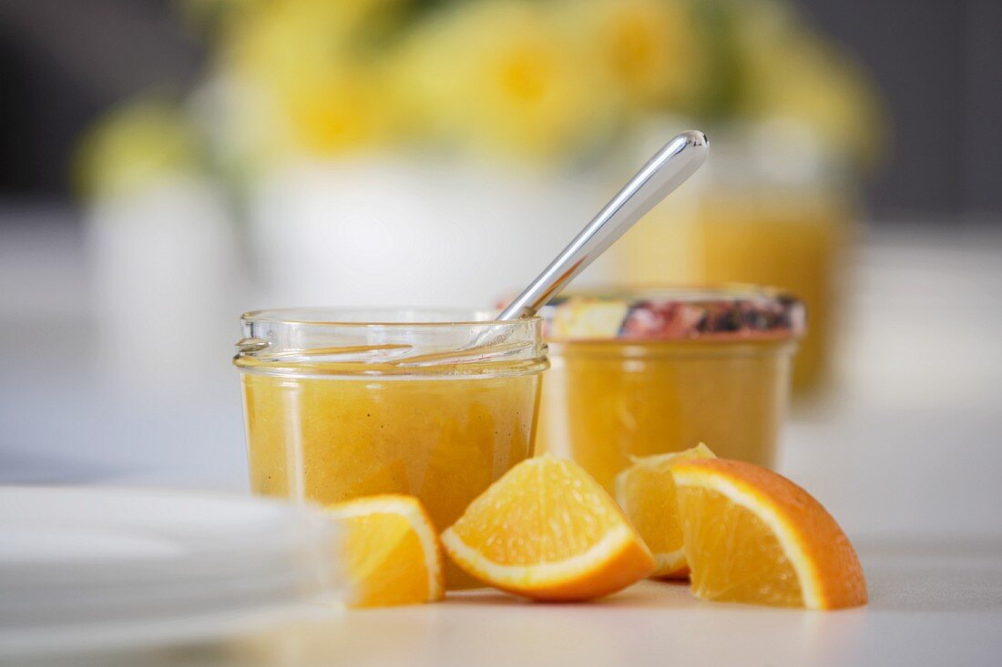 Orangenmarmelade mit Whiskey