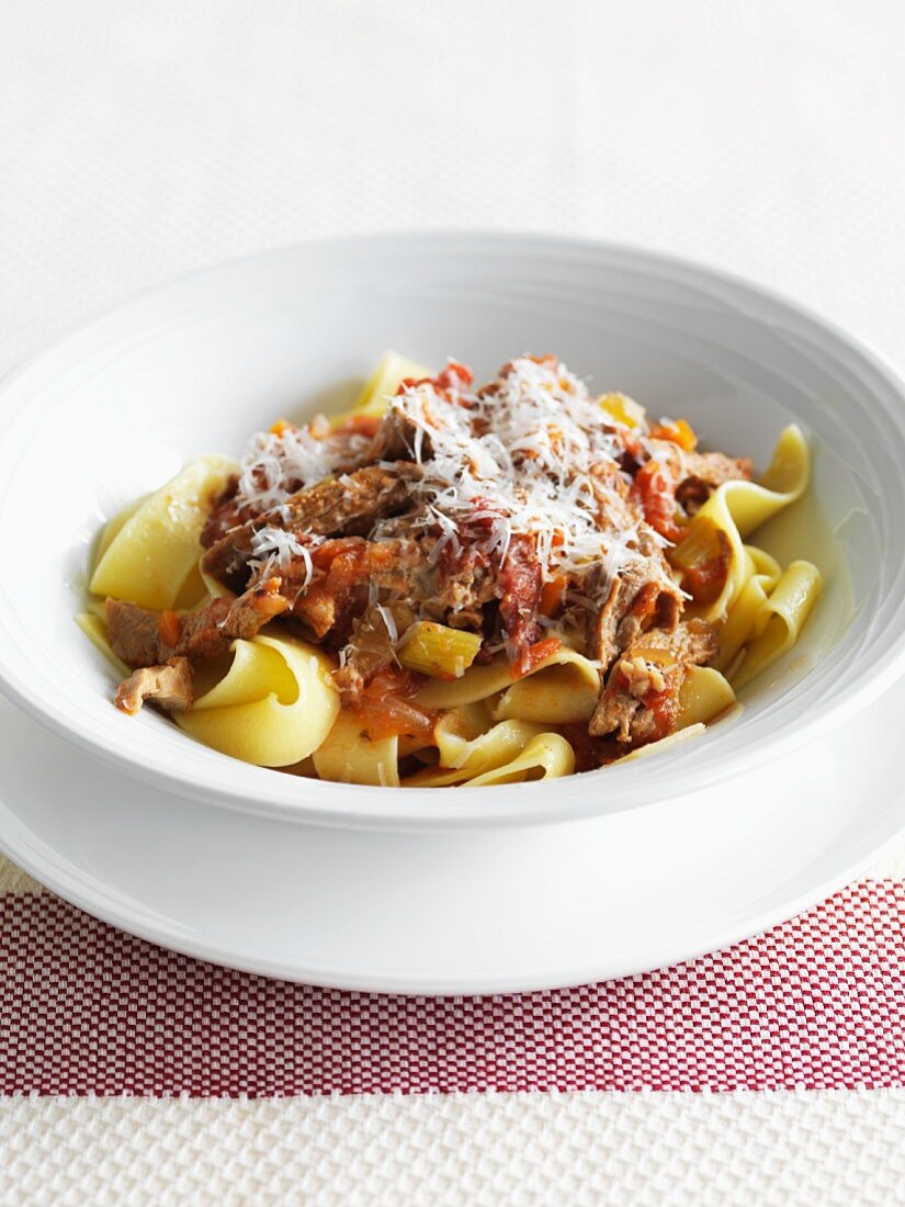 Pappardelle mit Entenragout