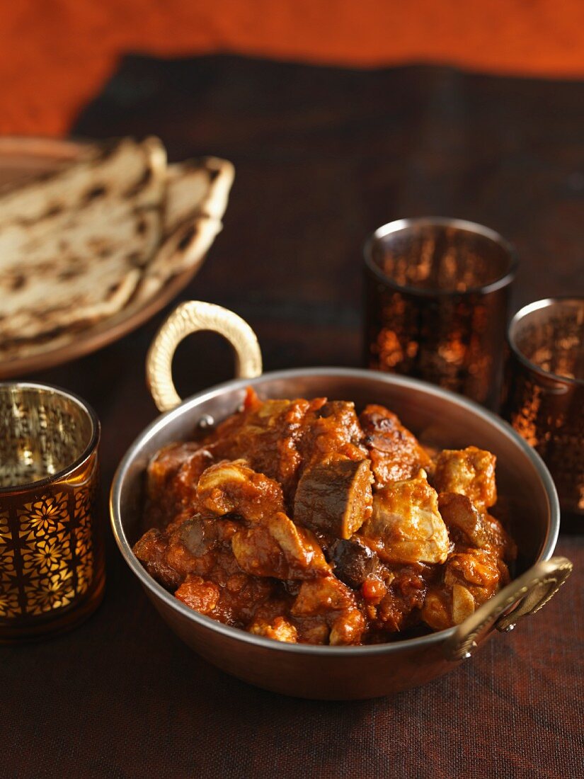 Chicken Masala (Huhn in würziger Currysauce, Indien)