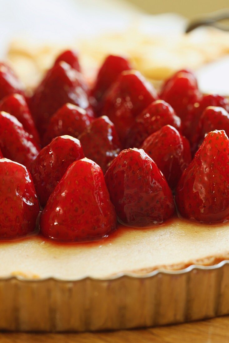 Strawberry Tart; Close Up