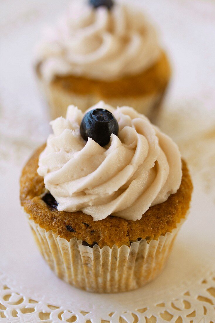 Blueberry cupcakes