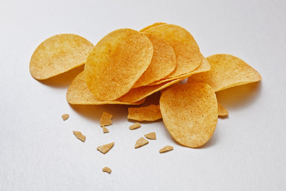 Mehrere Kartoffelchips