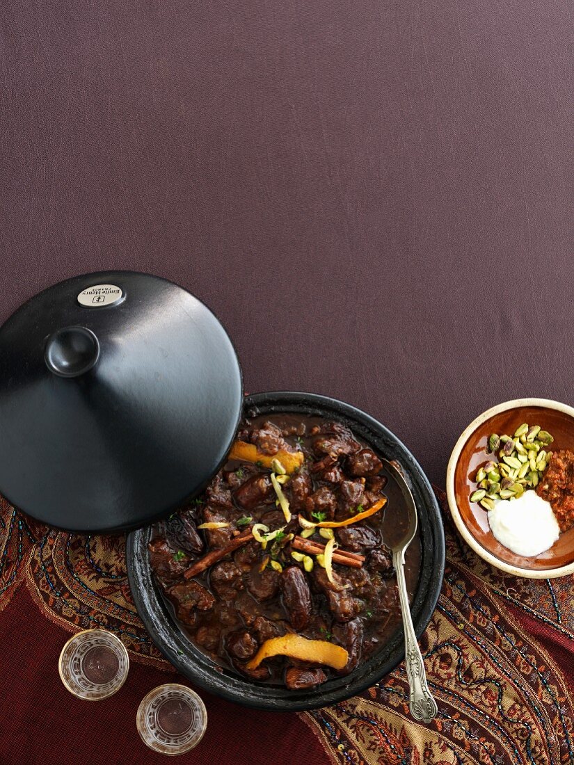 Lamb tagine (seen from above)