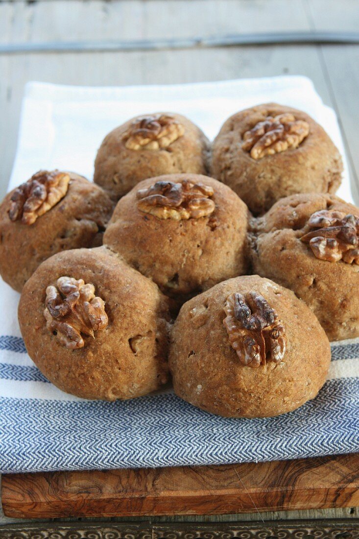 A walnut wreath