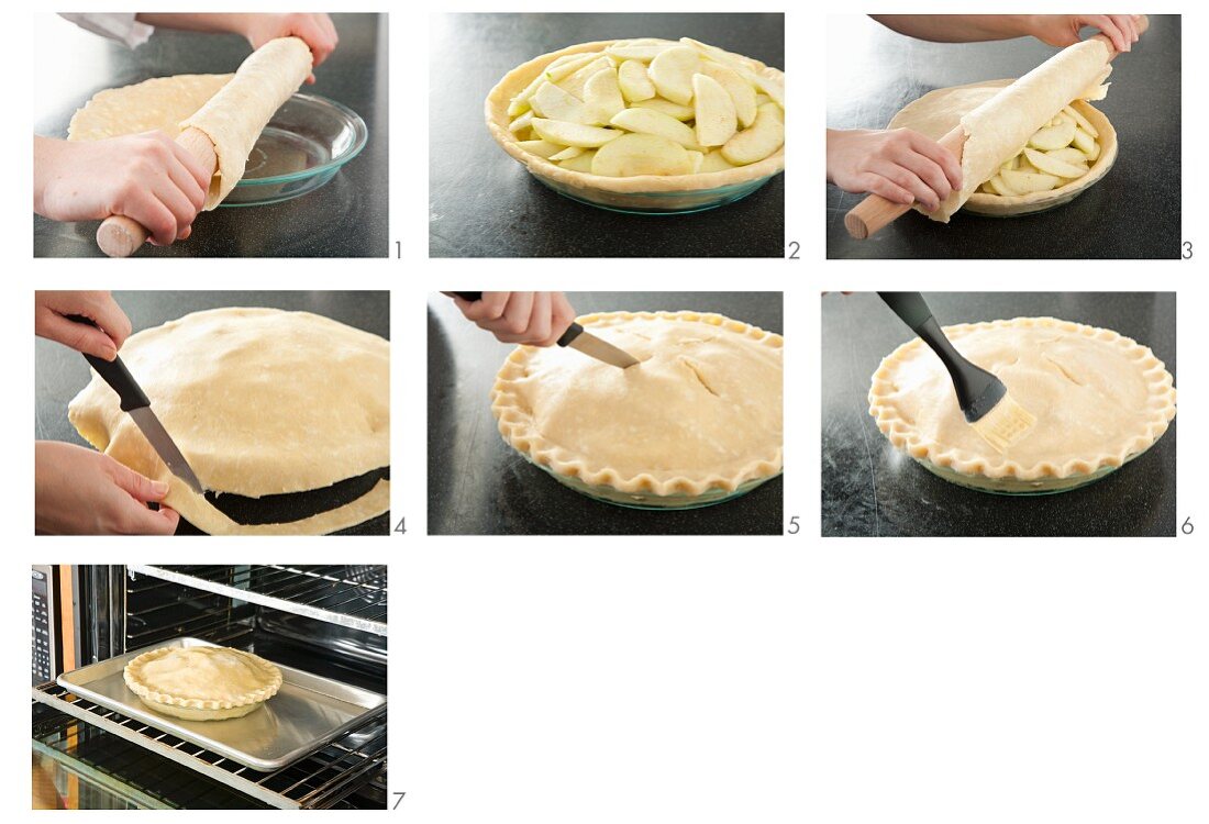 Einen Applepie backen