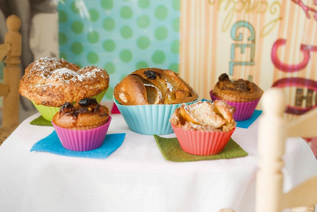 Assorted Muffins; One Chocolate Chip Muffin