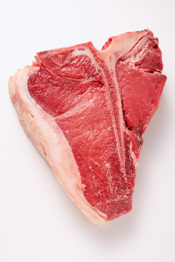 A T-bone steak