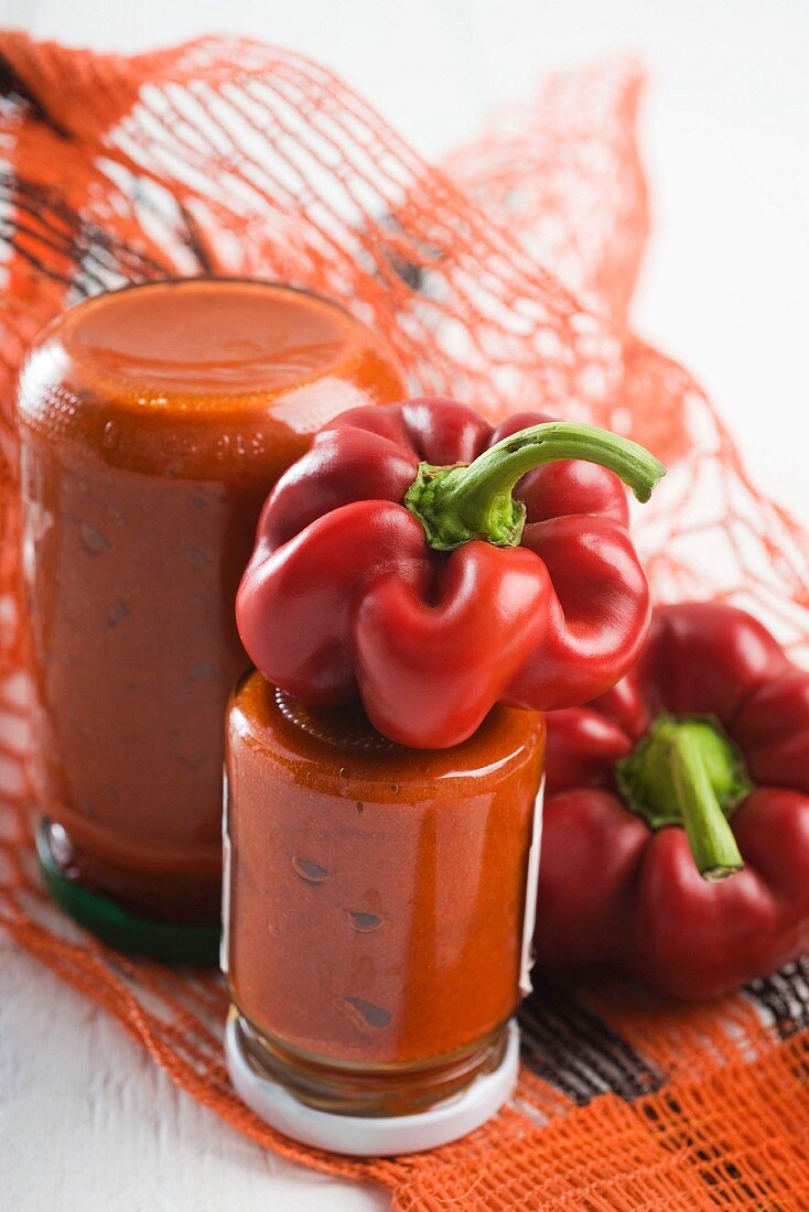Red pepper purée