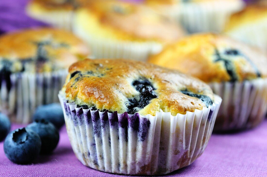 Blueberry muffins