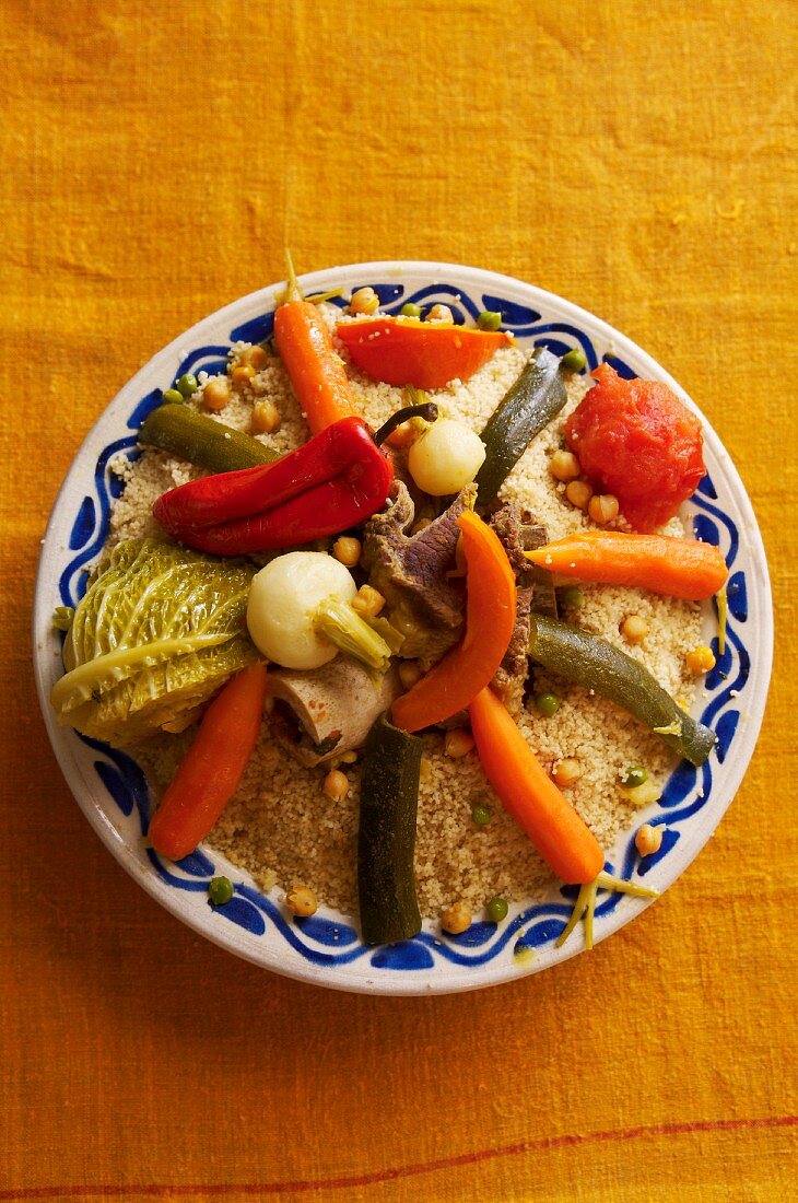 Couscous mit Lamm und Gemüse