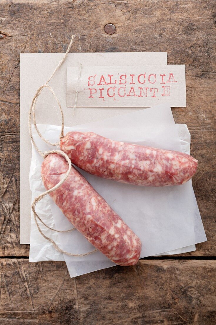 Salsiccia Piccante (Wurst aus Italien)