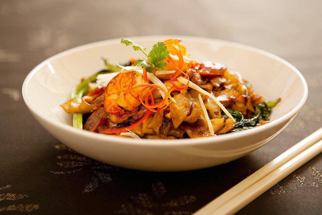 Malay fried rice noodles