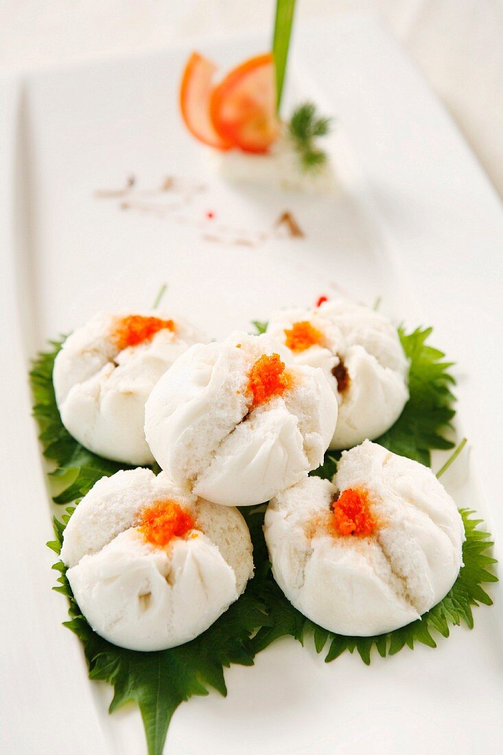 Crab dumplings