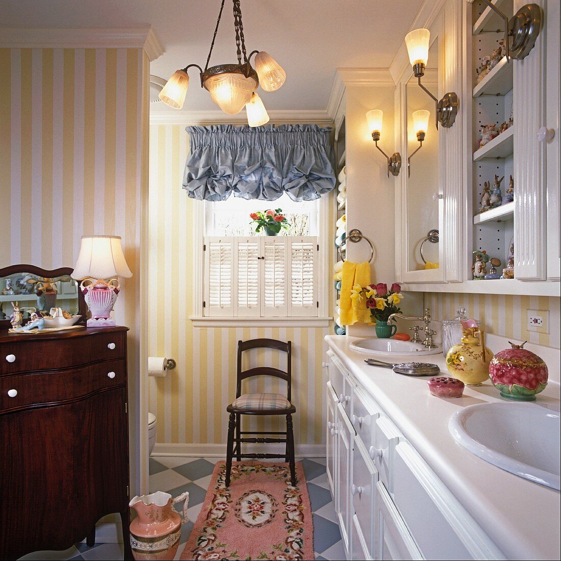 Victorian-style bathroom