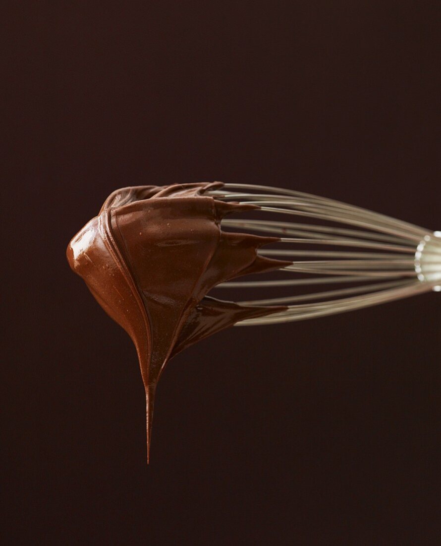 Melted Chocolate on a Whisk
