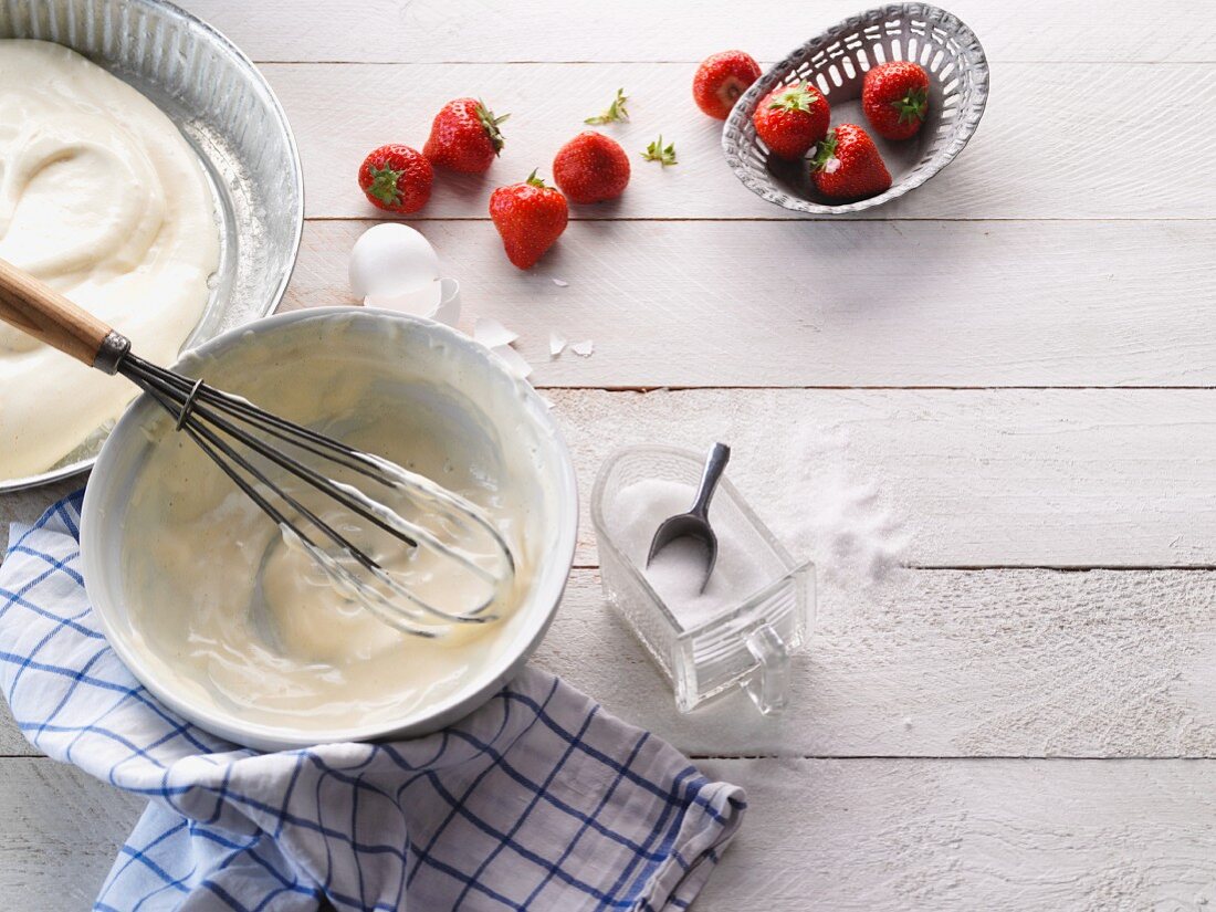 Biskuitkuchen zubereiten