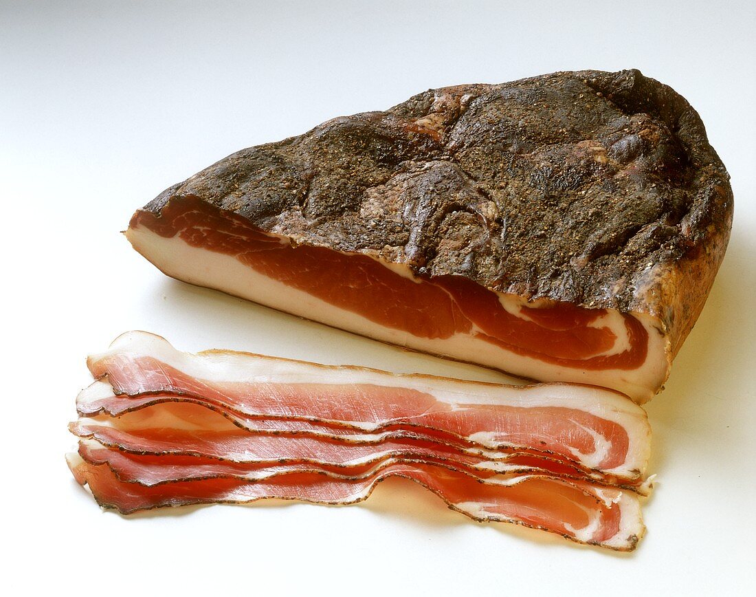Partially Sliced Bacon