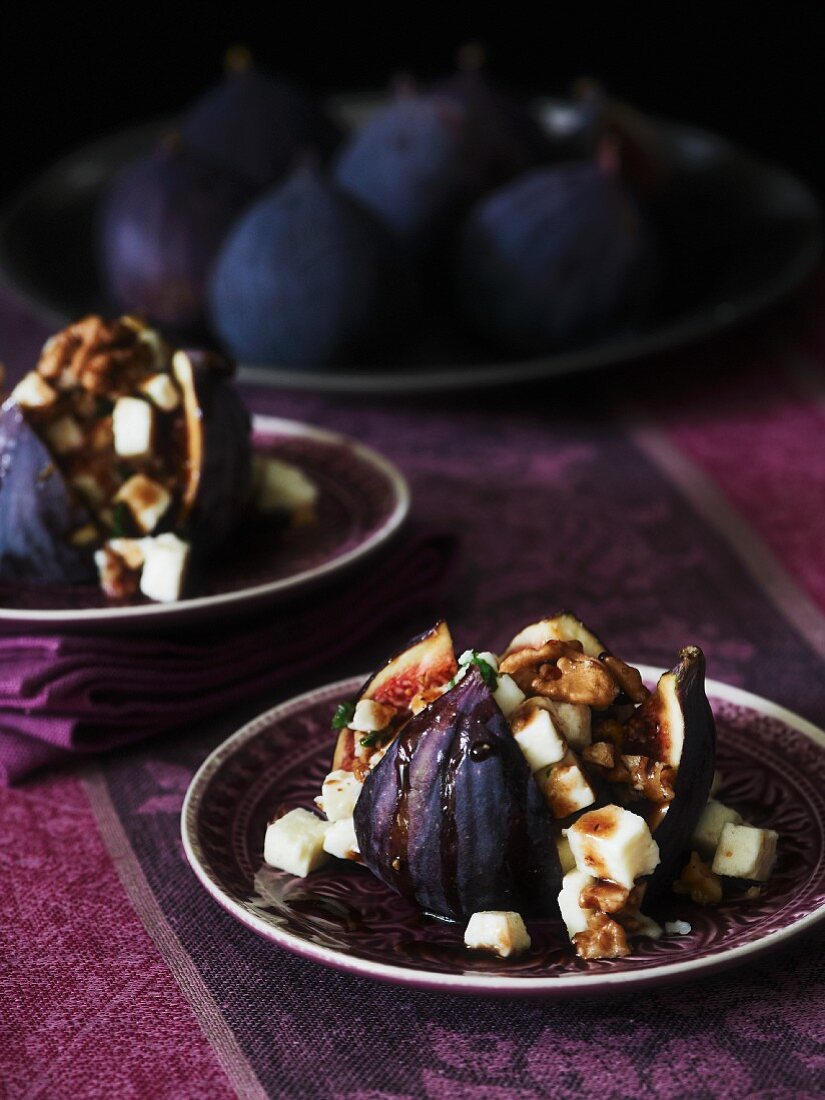 Stuffed figs with feta cheese
