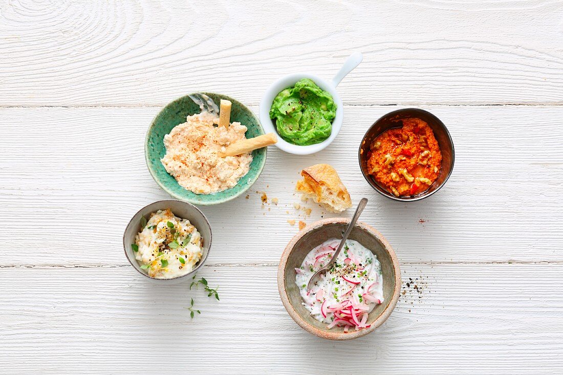 Five easy-to-make dips